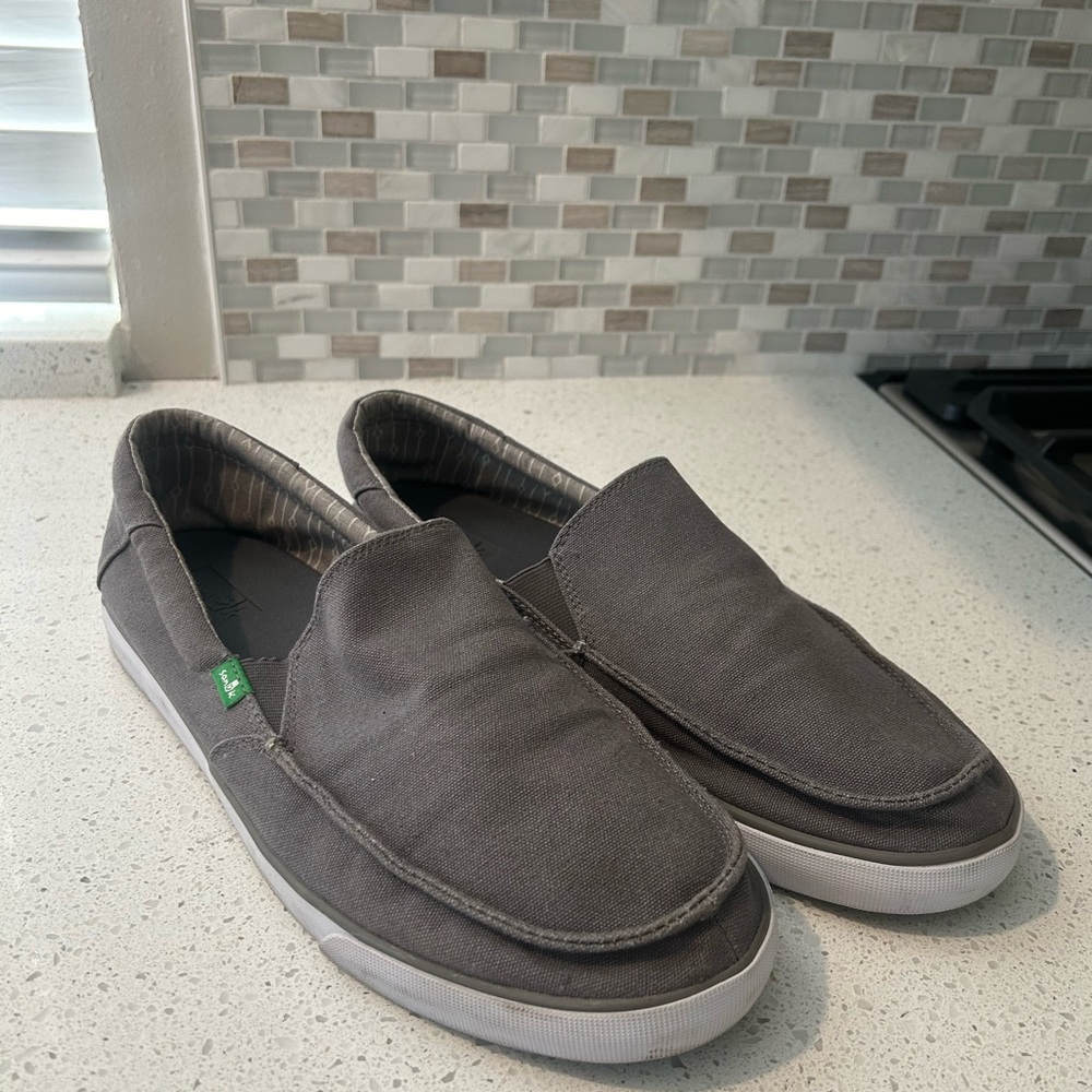 Like me w Sanuk Casual Loafer Boat Shoes Mens Size 12 - Picture 2 of 2